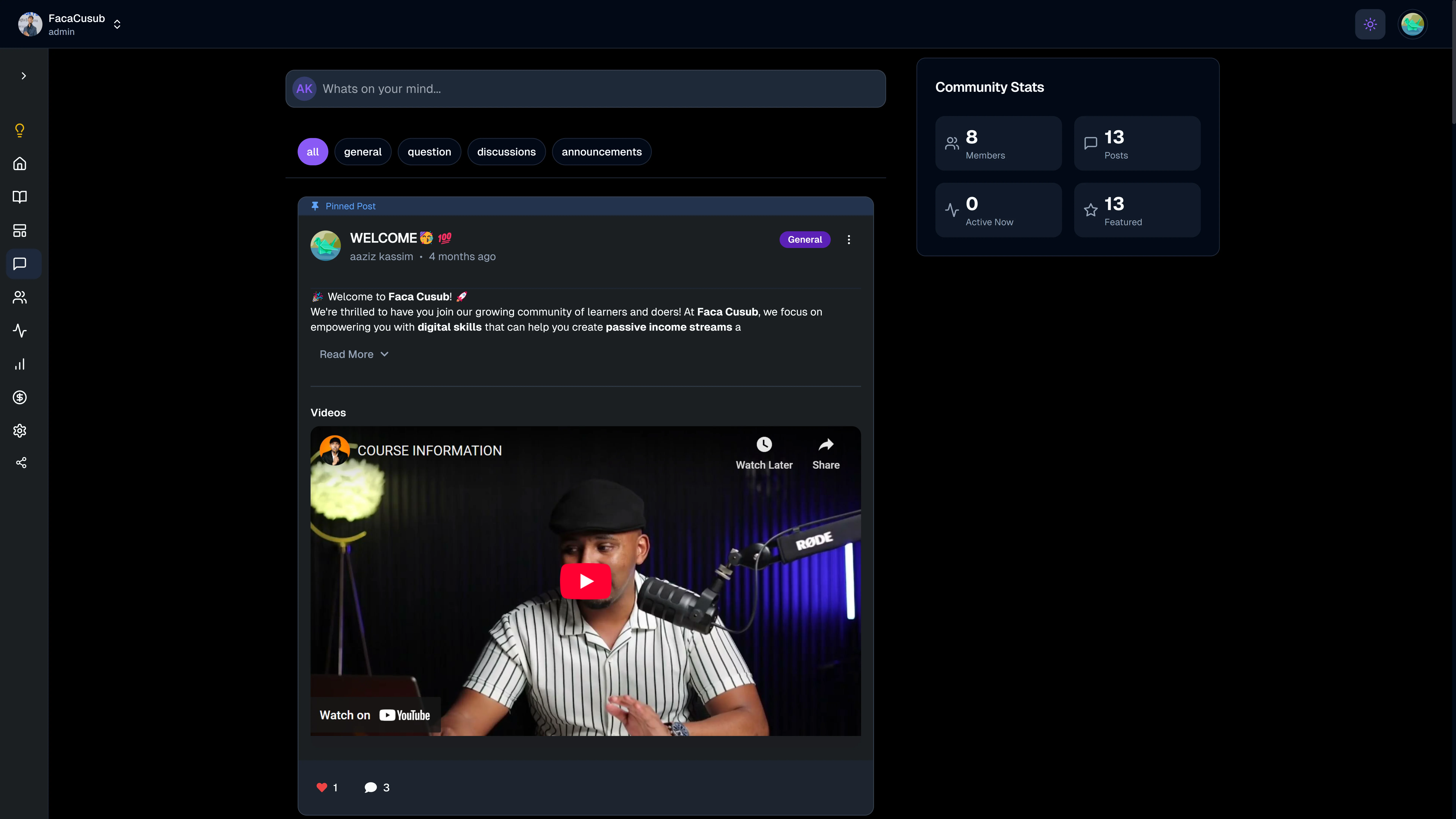 Forum screenshot